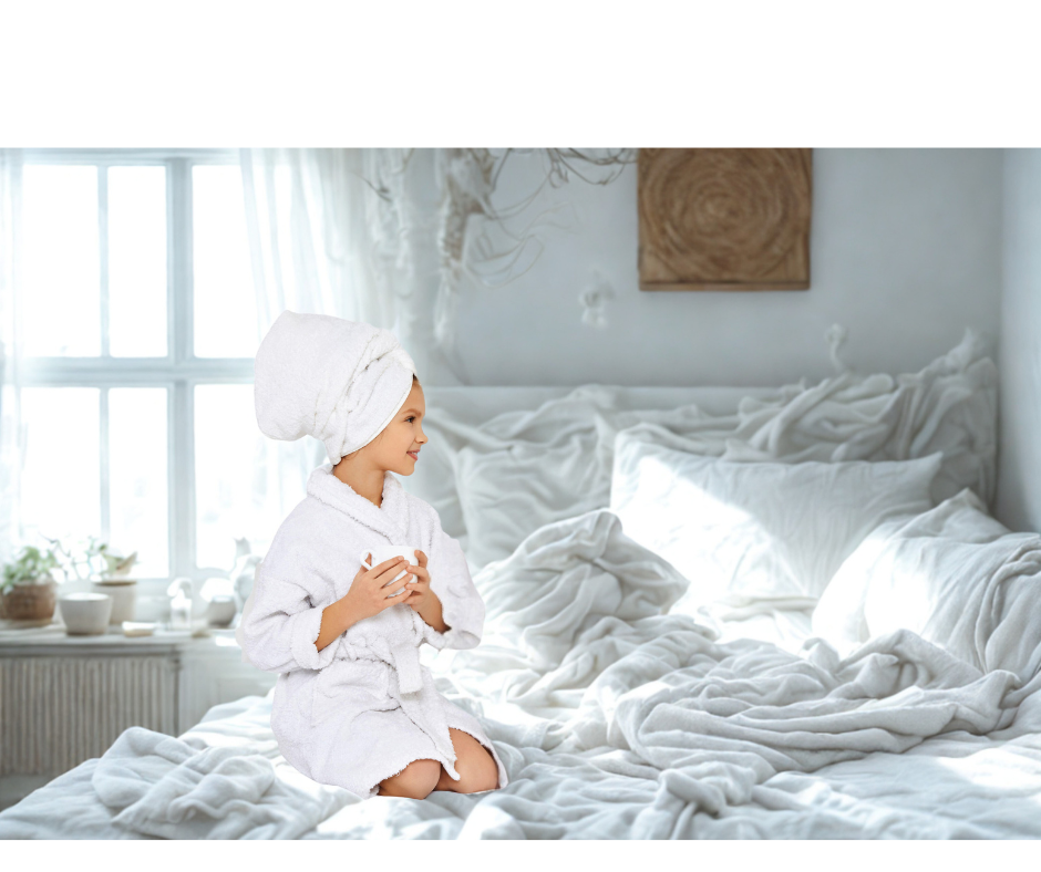 Terry Cotton White Bathrobe