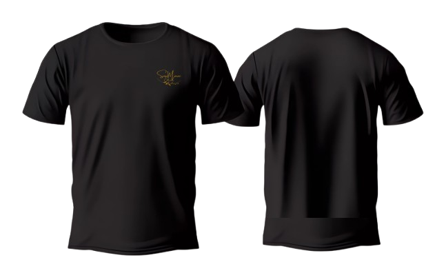 Premium Cotton T-Shirt, Ultra-Soft Fabric, Classic Fit, Black, Unisex