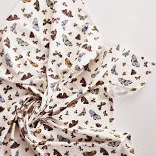 Printed Baby Blanket (92% Bamboo, 8% Spandex)