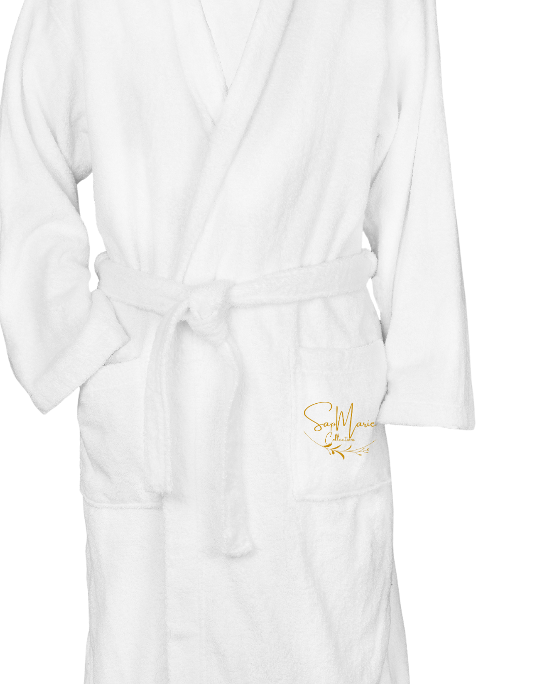 Terry Cotton White Bathrobe