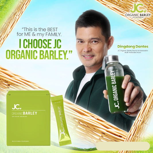 JC Barley Juice – Pure Organic Barley Grass Drink (10 Sachets Box) | Natural Detox, Energy & Immunity Booster